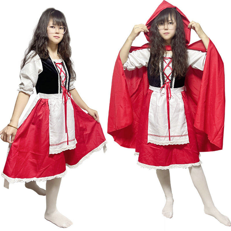 万圣节儿童服装新款小红帽演出服万圣节亲子服装话剧舞台表演服|msdalam kategori mod main/animasi/Zhou Bian/cos/permainan papan, kostum cosplay/props/perkhidmatan, Wanita Cosplay - dari Buy2taobao.com untuk memberikan perkhidmatan ejen Taobao profesional membeli