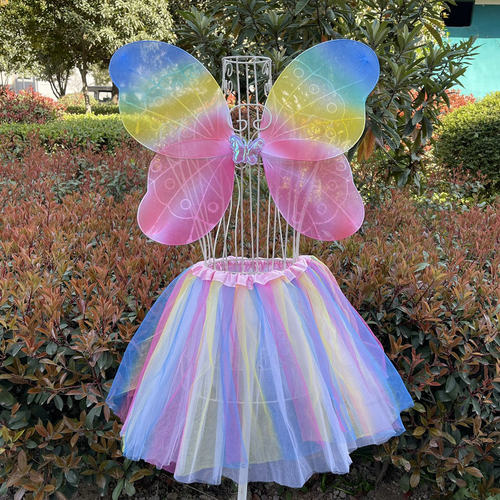 儿童演出蝴蝶翅膀套装万圣节