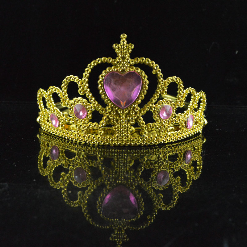 冰雪奇缘王冠塑料花童爱莎头饰