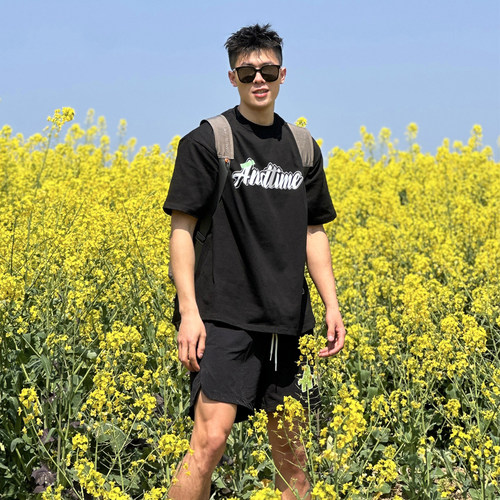 andtime正品短袖重磅破浪t恤