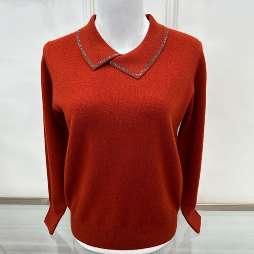 中老年时尚女装毛衣打底羊毛衫女