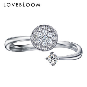 来自星星的都教授求婚钻戒女18k金钻石戒指同款的你金伯利岩砖石