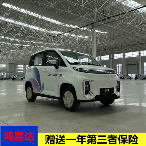 鸿喜达H7新款电动四轮代步车家用油电两用男女士老年成人新能源