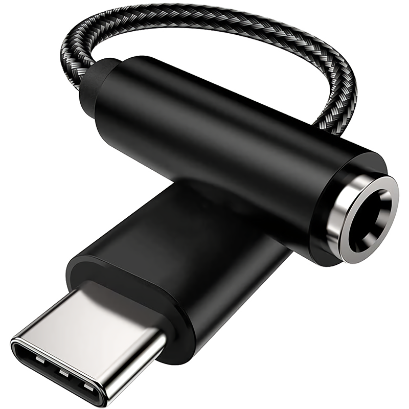 Type-c录音优化转接头适用三星vivo华为oppo小米手机转换器转3.5mm直播声卡无线麦克风vlog小蜜蜂全民K歌