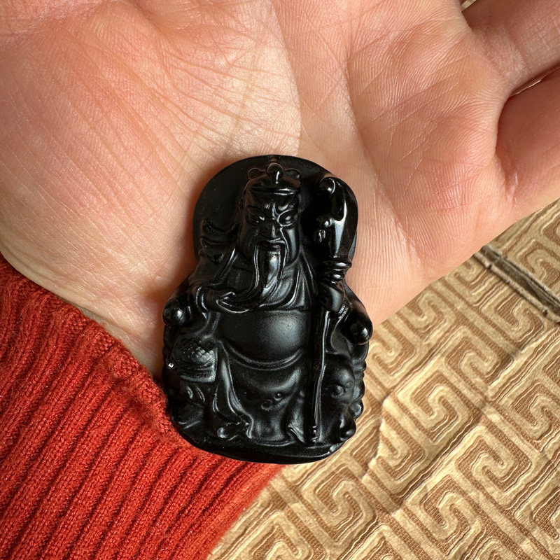 武财神钥匙扣天然黑曜石关公吊坠男女大刀关羽玉佩项链挂件送证书,饰品/流行首饰/时尚饰品新,项坠/吊坠,淘宝优惠券,粉丝福利购,淘宝优惠卷