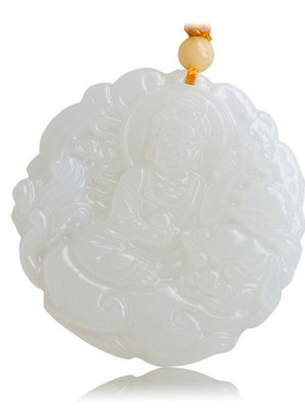 男士玉佩挂件证书观音吊坠