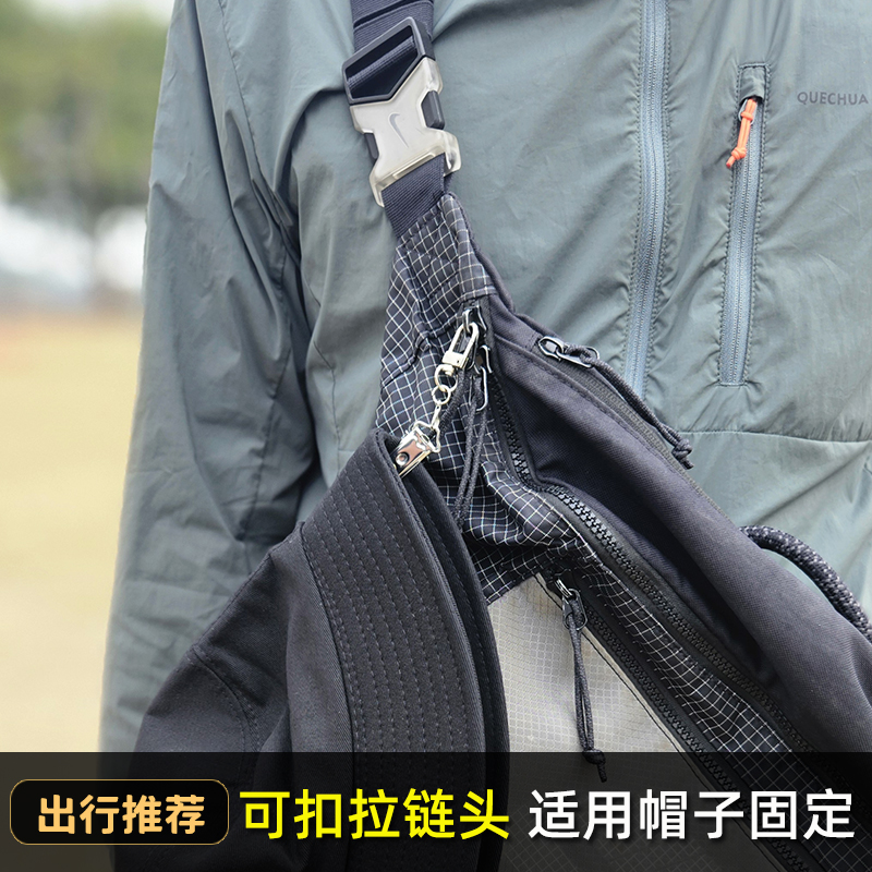 渔夫帽扣太阳帽旅游棒球帽挂钩锌合金挂扣鸭舌帽扣户外帽子夹神器