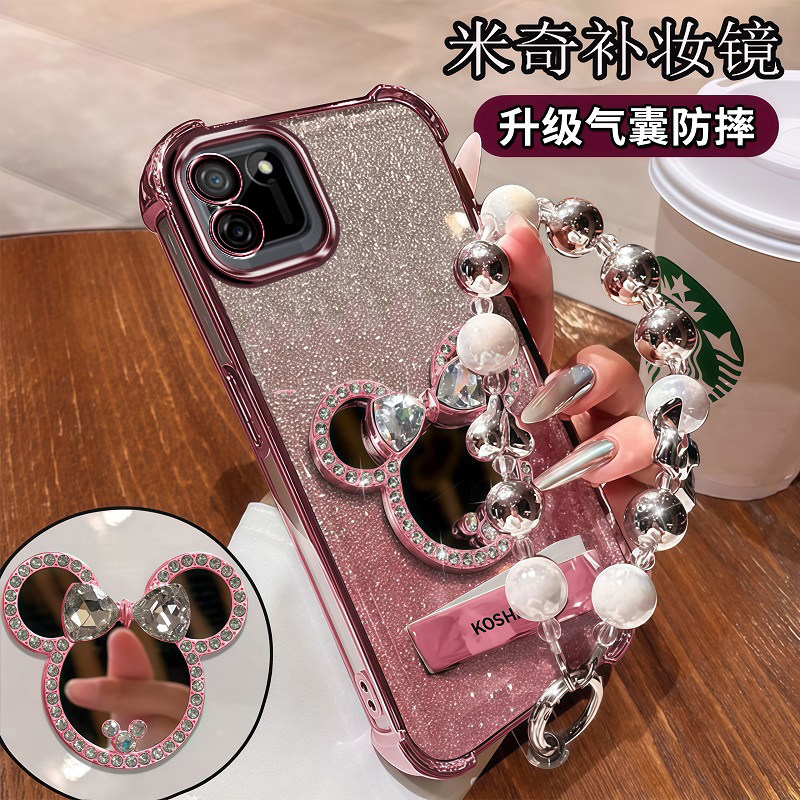新款手机壳自带补妆镜