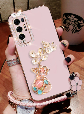 opporeno5pro十手机壳防摔OPPO reno5pro+保护套硅胶软壳PDRMOO硅胶opporen5pro+全包镜头5G女款潮牌大气简约