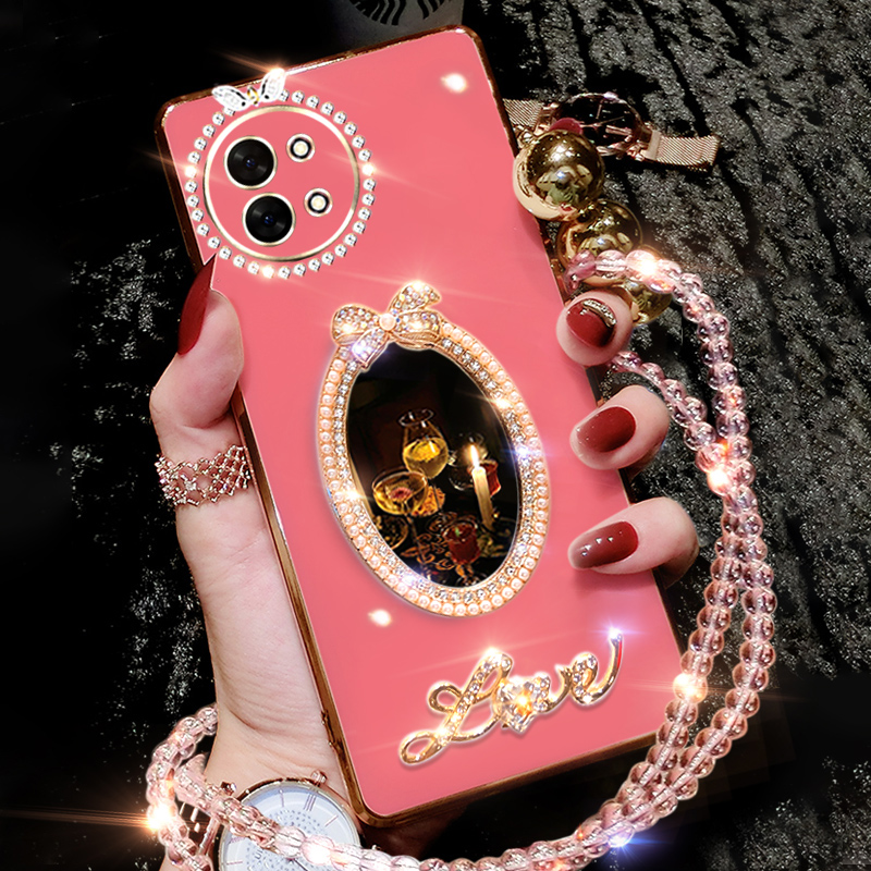 vivoS18E硅胶创意手机壳带镜子