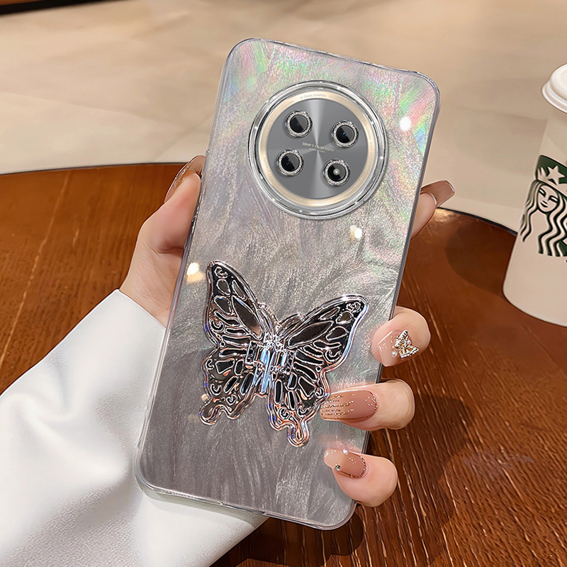 羽纱手机壳保护套蝴蝶支架新款潮