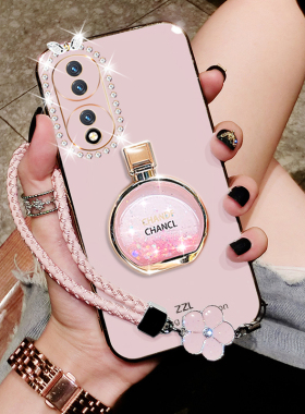 华为荣耀70手机壳honor荣耀70por十保护套5G硅胶SDY一AN00全包HPB防摔软壳ANOO潮女proplus加外壳创意带支架