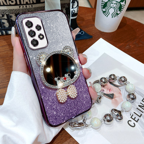 三星A73硅胶创意手机壳闪粉