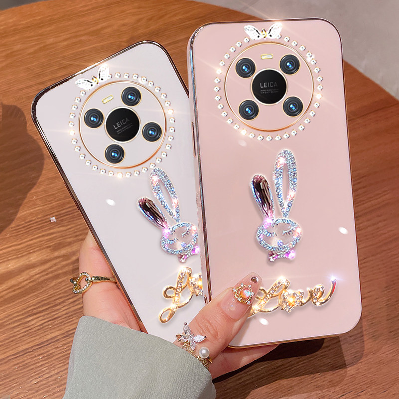 华为Mate40硅胶日韩手机壳全包