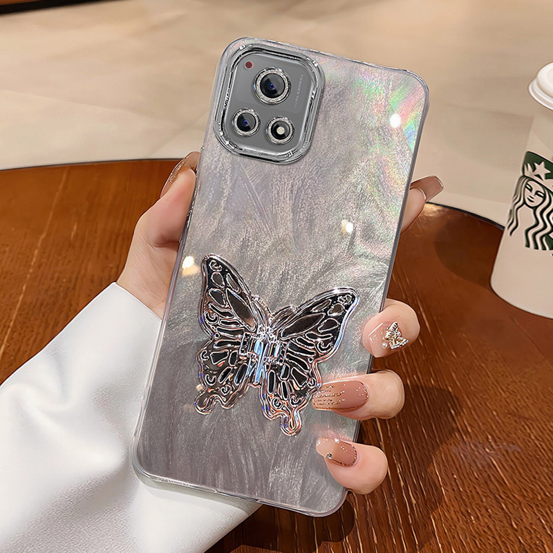 羽纱手机壳保护套蝴蝶支架新款潮