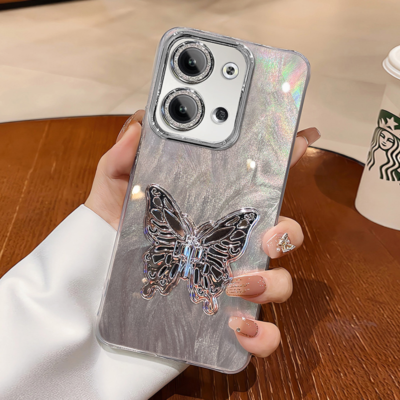 羽纱手机壳保护套蝴蝶支架新款潮