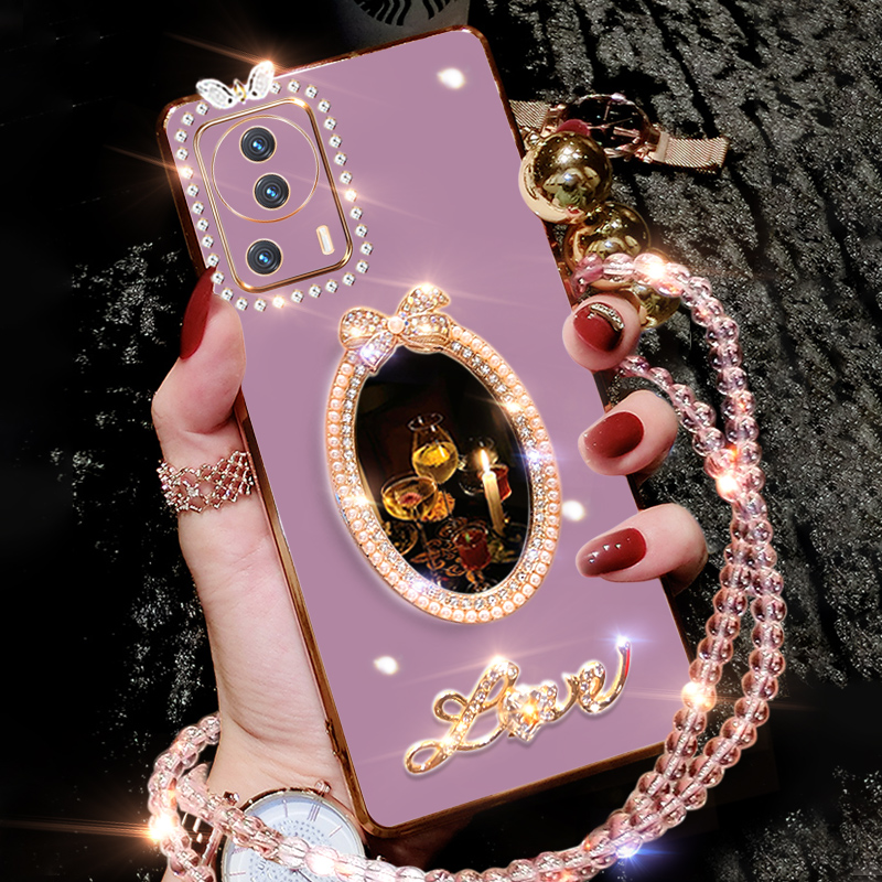 小米civi2硅胶创意手机壳补妆镜