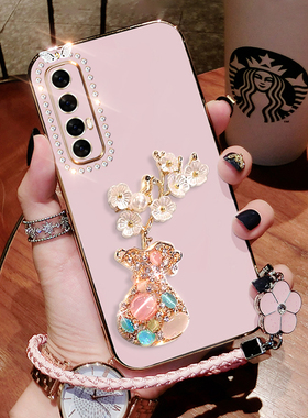 opporeno3手机壳防摔reno3pro保护套软硅胶PCRT00硅胶套元气版5g全包镜头opporeon3软壳opopreno女款PDCM00钻