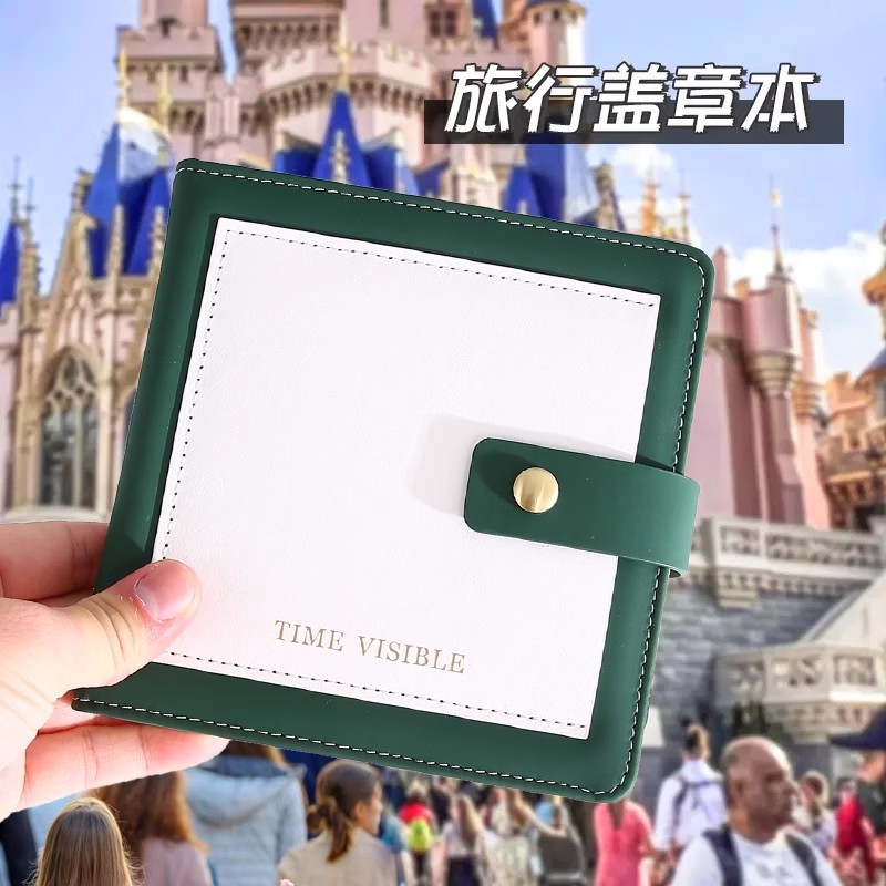 方形笔记本子高颜值旅行盖章本
