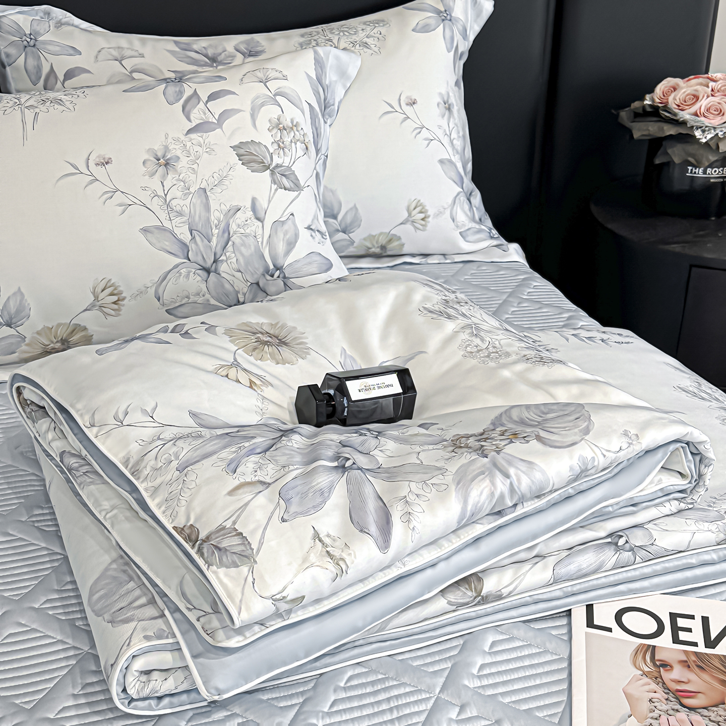 夏季天丝夏凉被四件套可机洗单双人凉感冰丝空调被2026新款薄被子