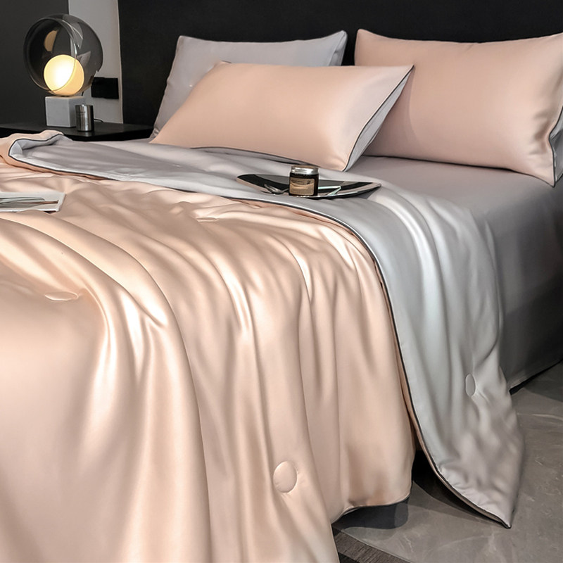 夏季天丝夏凉被凉感冰丝空调被四件套可机洗单人被子夏被2026新款