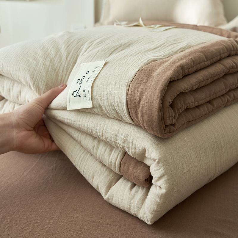 夏凉被四件套2025新款夏季母婴级