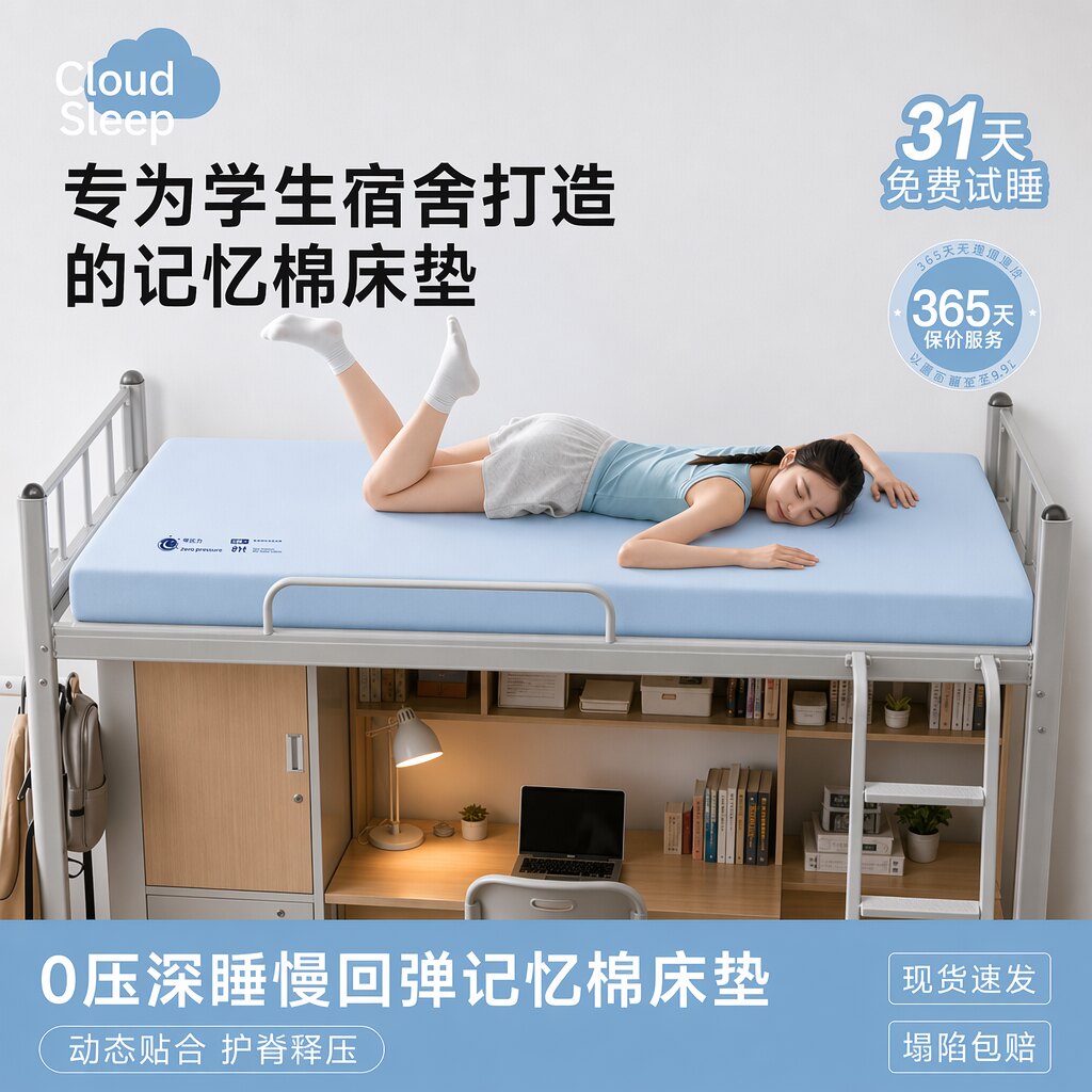 整夜深睡双芯Pro记忆棉床垫
