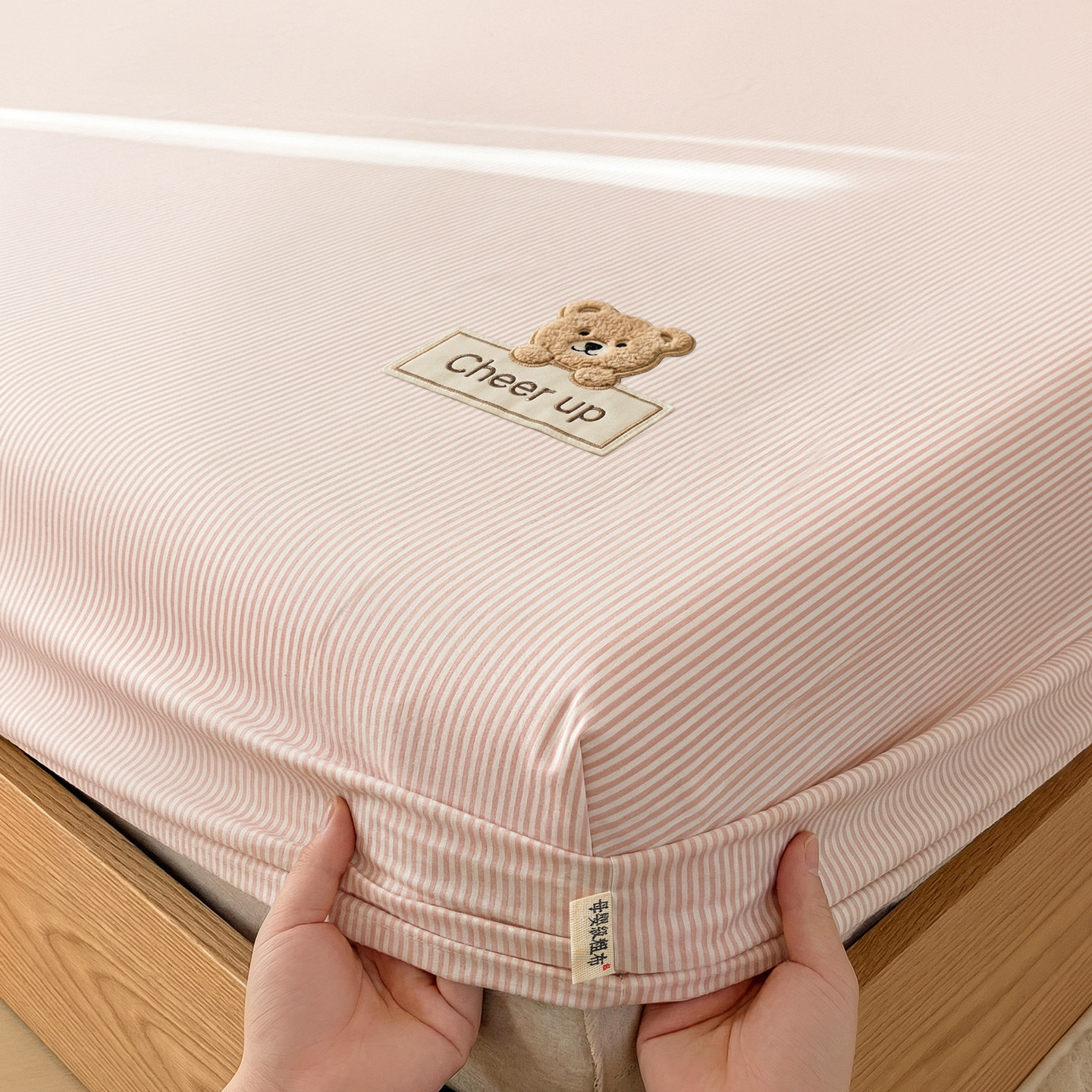 夏天新款全棉老粗布床笠纯棉加厚床罩床垫保护罩全包隔脏凉感床单