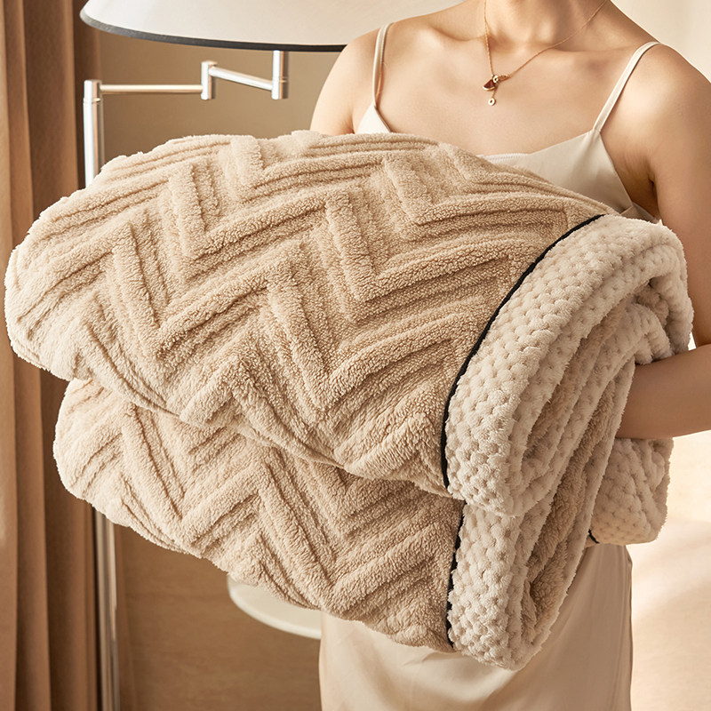 2025新款塔芙牛奶绒毛毯加厚保暖办公室午睡沙发毯盖毯毯子床上用,床上用品,休闲毯/毛毯/绒毯,淘宝优惠券,粉丝福利购,淘宝优惠卷