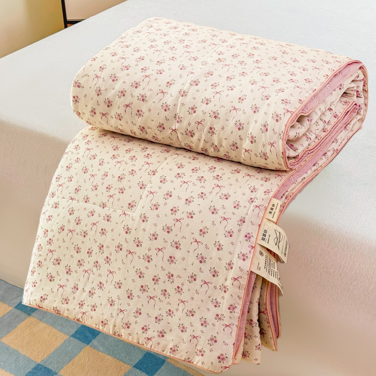 2026新款空调被纯棉全棉可机洗的家用夏凉被单人被子春夏薄款