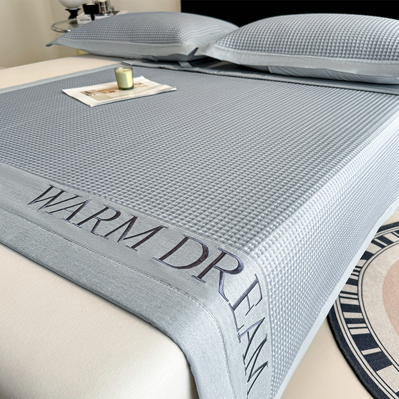 高端冰豆豆凉席夏天2025新款三件套a类母婴级空调凉席软席子可机,床上用品,冰丝席,淘宝优惠券,粉丝福利购,淘宝优惠卷