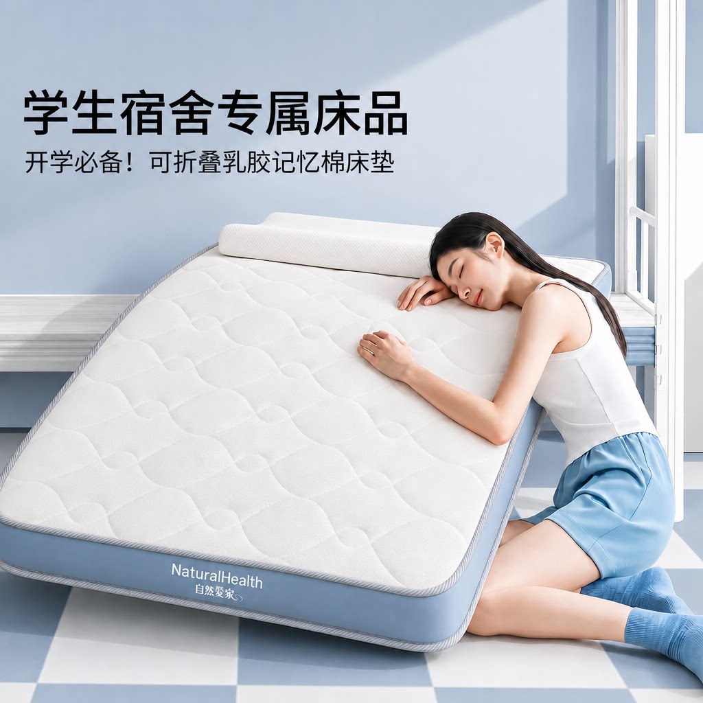 不变形不塌陷乳胶记忆棉床垫