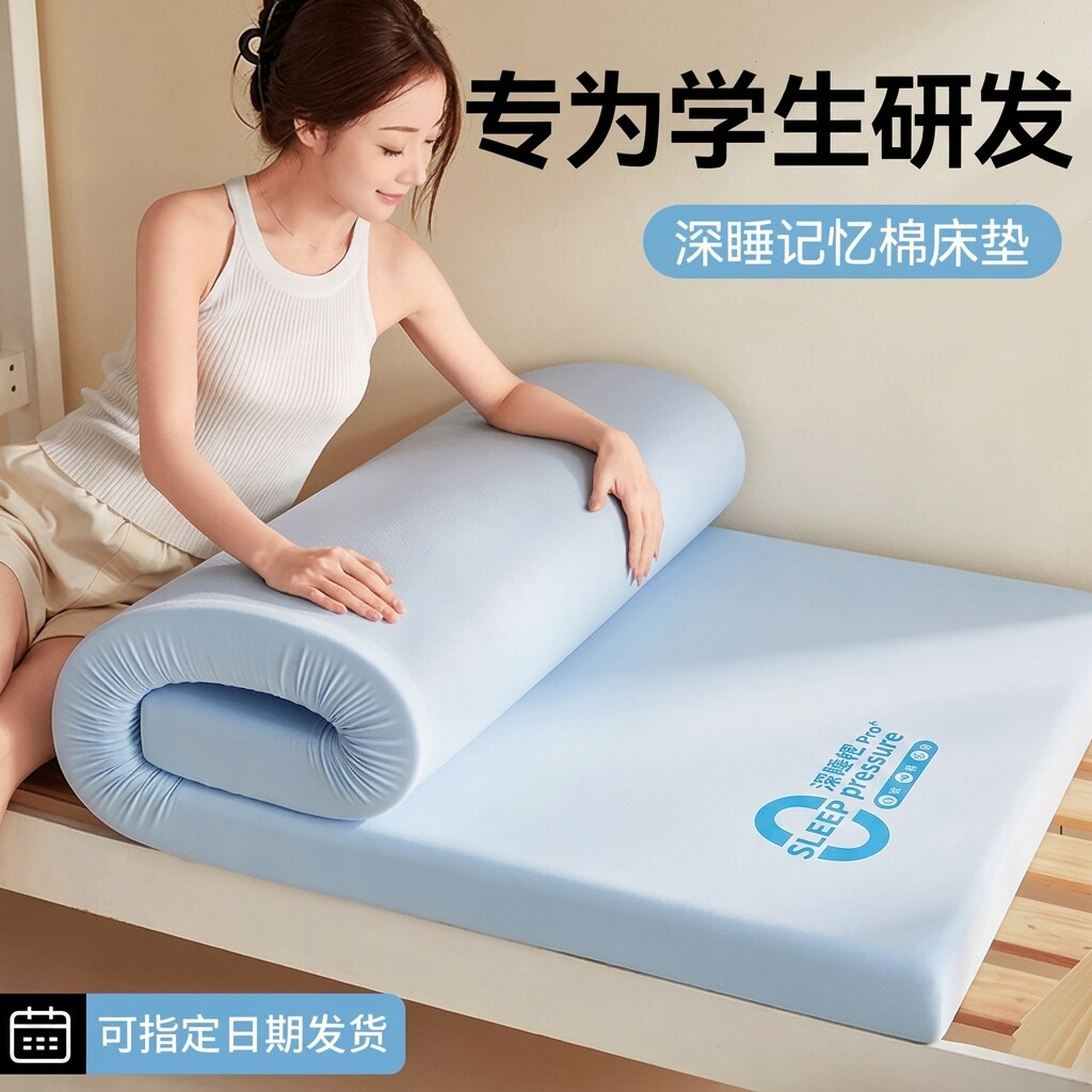 柔软舒适深睡记忆棉慢回弹床垫