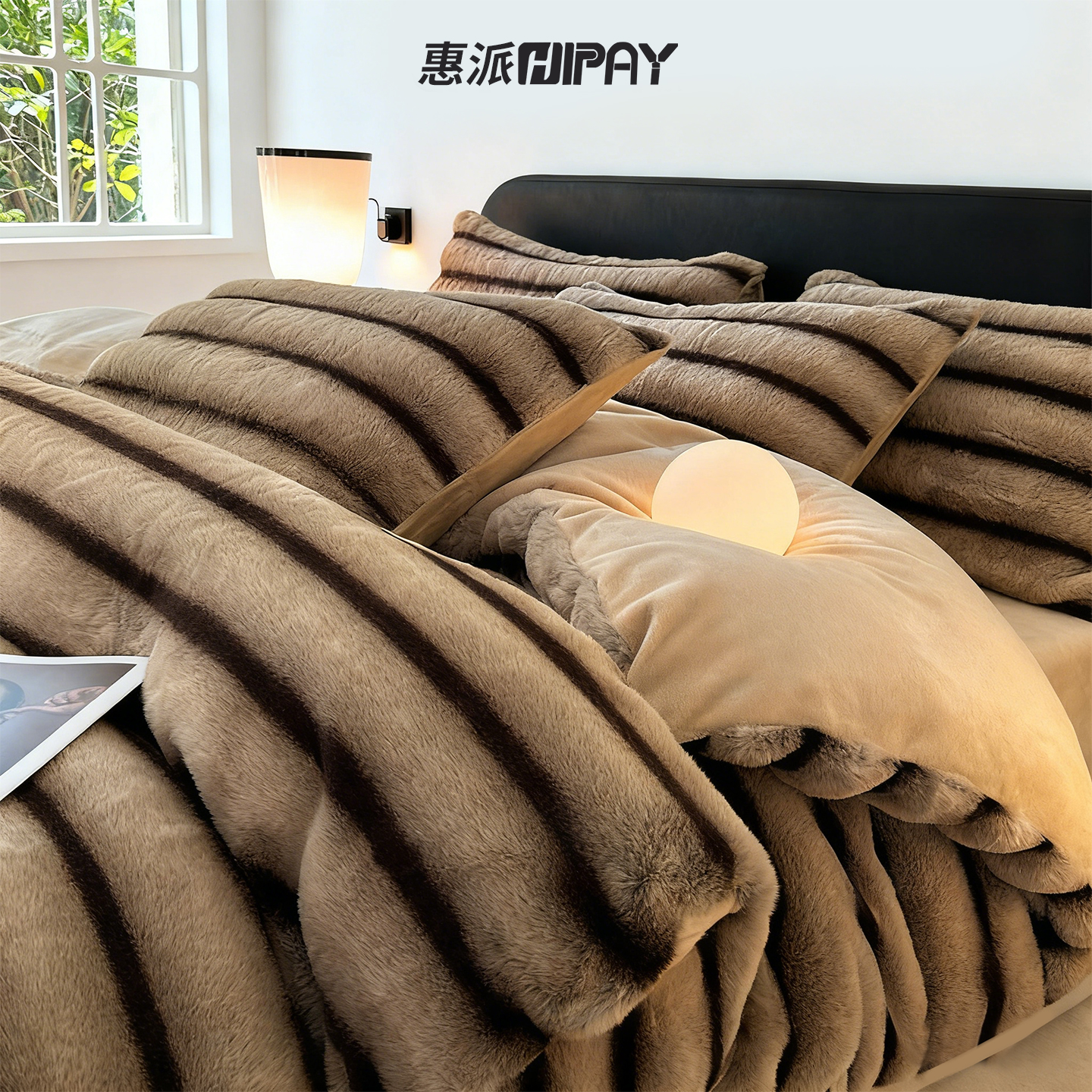 冬季兔毛绒四件套牛奶绒2025新款