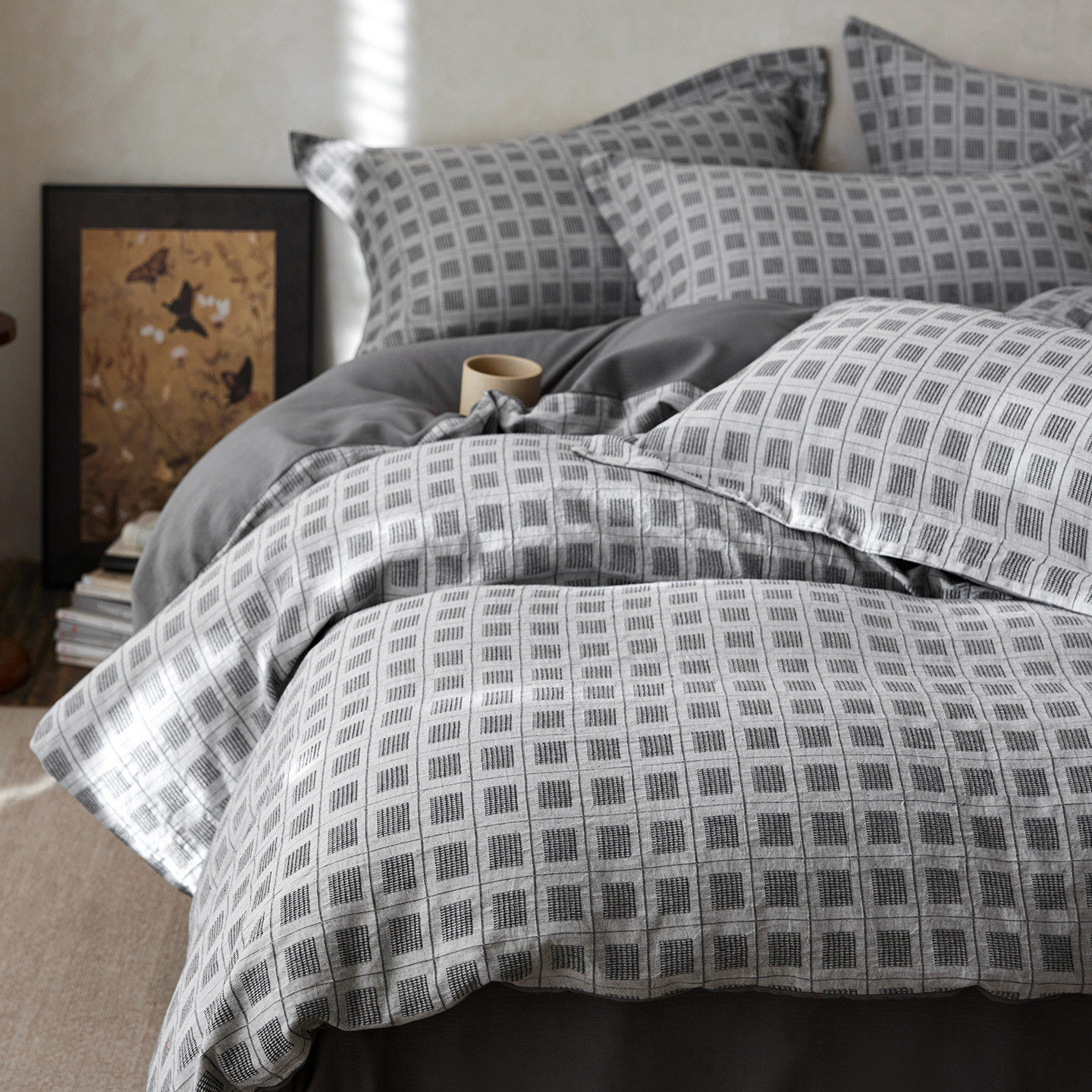 原麻复古风纯棉四件套2026新款全棉麻床单被套被罩学生宿舍三件套,床上用品,床品套件/四件套/多件套,淘宝优惠券,粉丝福利购,淘宝优惠卷