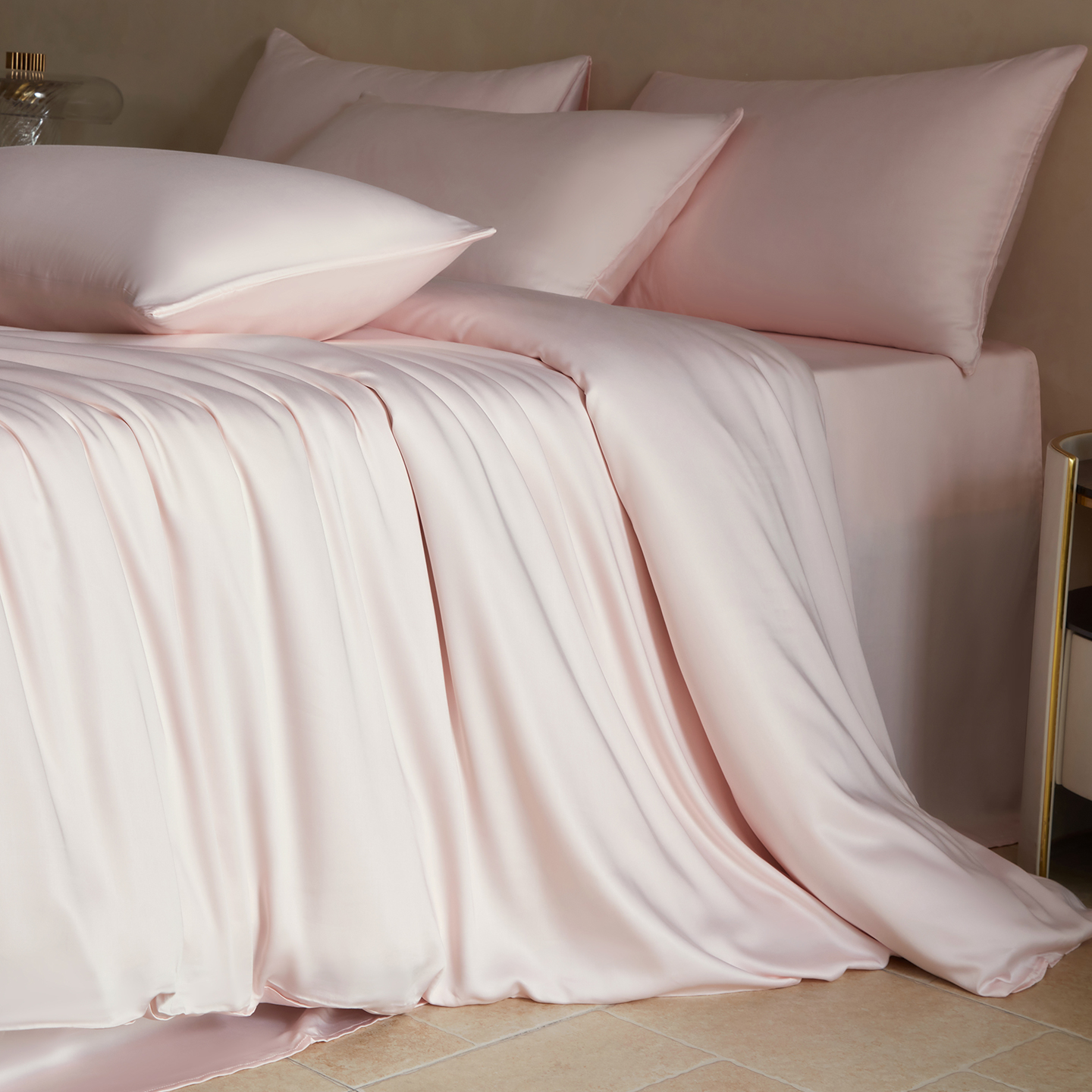 竹浆纤维被套柔滑如丝透气抑菌