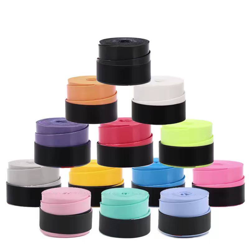 羽毛球手胶网球拍吸汗带透气粘性光面平胶防滑带鱼竿手柄缠绕绑带