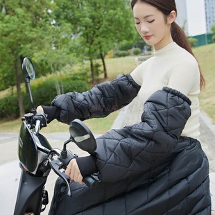 防风防寒冬 保暖护手臂加肥护袖 骑电动摩托车加绒加厚袖 套加棉套袖