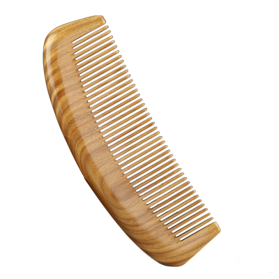 名师绿檀木梳子刻字脱发卷发按摩