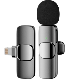 无线麦克风领夹式收音麦降噪直播拍视频口声播手机蓝牙主播录音器