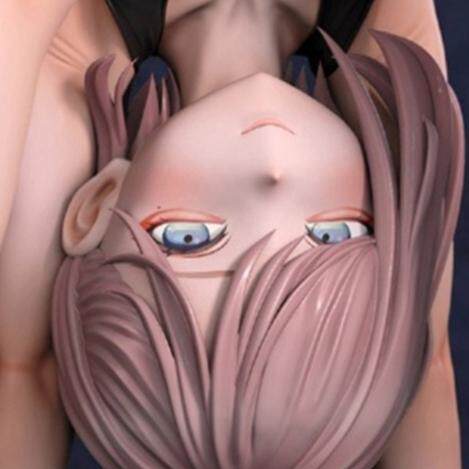 异斯模型白模1/6 倒立少女 柚琳 GK白模人形未上色模型现货