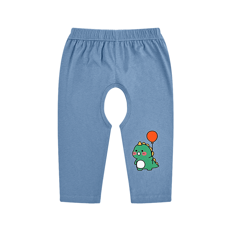 寶寶開(kāi)襠褲薄款夏季小童純棉休閑長(zhǎng)褲男童開(kāi)檔褲子戒尿不濕叉叉褲