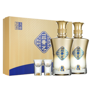 一品景芝 金淡雅 芝麻香型白酒 53度500ml*2瓶礼盒装送礼