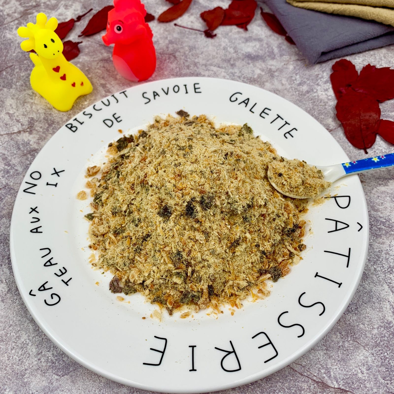 卷麻自制宠物零食 海苔鸭肉松  宠物幼犬防挑食 拌狗粮100克