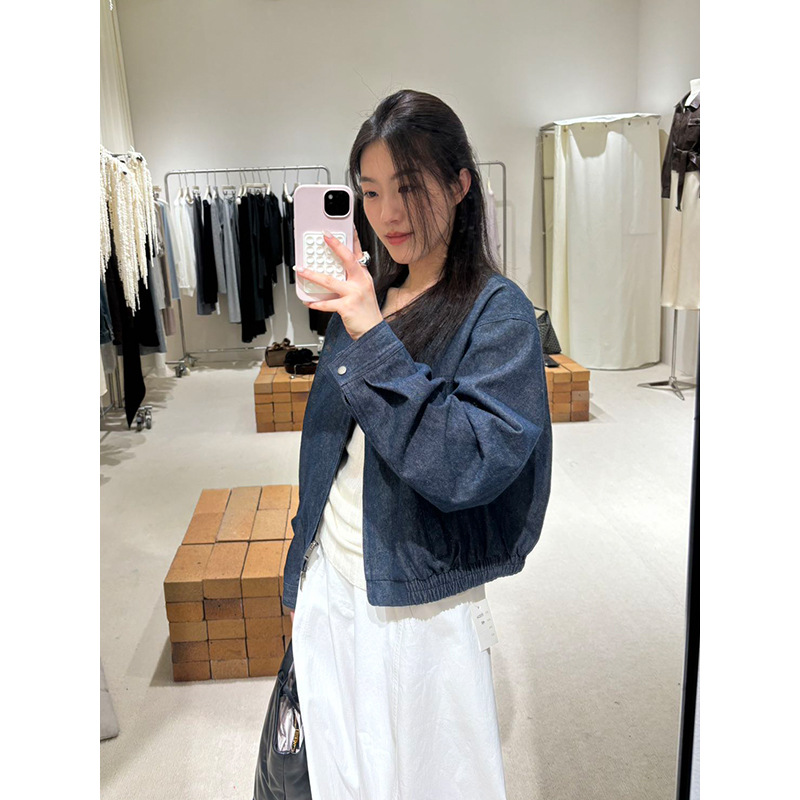 7月25日开售 简约圆领牛仔外套A5615