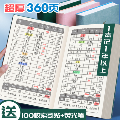 记账本手帐明细账可放钱零花钱收纳钱包现金日记家用家庭生活日常开支理财笔记本本子我的儿童账本钱袋存钱本
