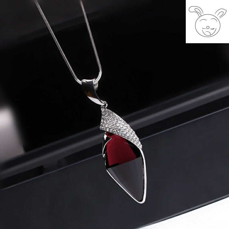 韩国闪亮锆石简约百搭长款毛衣链时尚女配饰水晶挂件吊坠装饰项链在类目 饰品/流行首饰/时尚饰品新, 项链中 - 来自Buy2taobao.com提供专业的淘宝代购服务