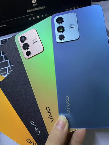vivoS12玻璃后盖S12pro手机后盖电池盖后壳外壳全新黑标