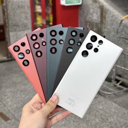 适用于三星S22ultra原装拆机后盖s22+电池盖玻璃 外壳s22原厂后壳