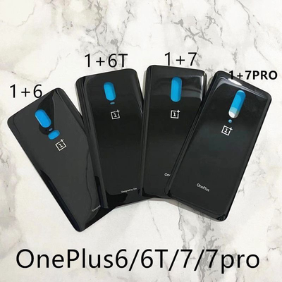 OnePlus一加6一加6T 1+6t 1+7 p手机玻璃后盖A6003 A6000电池壳